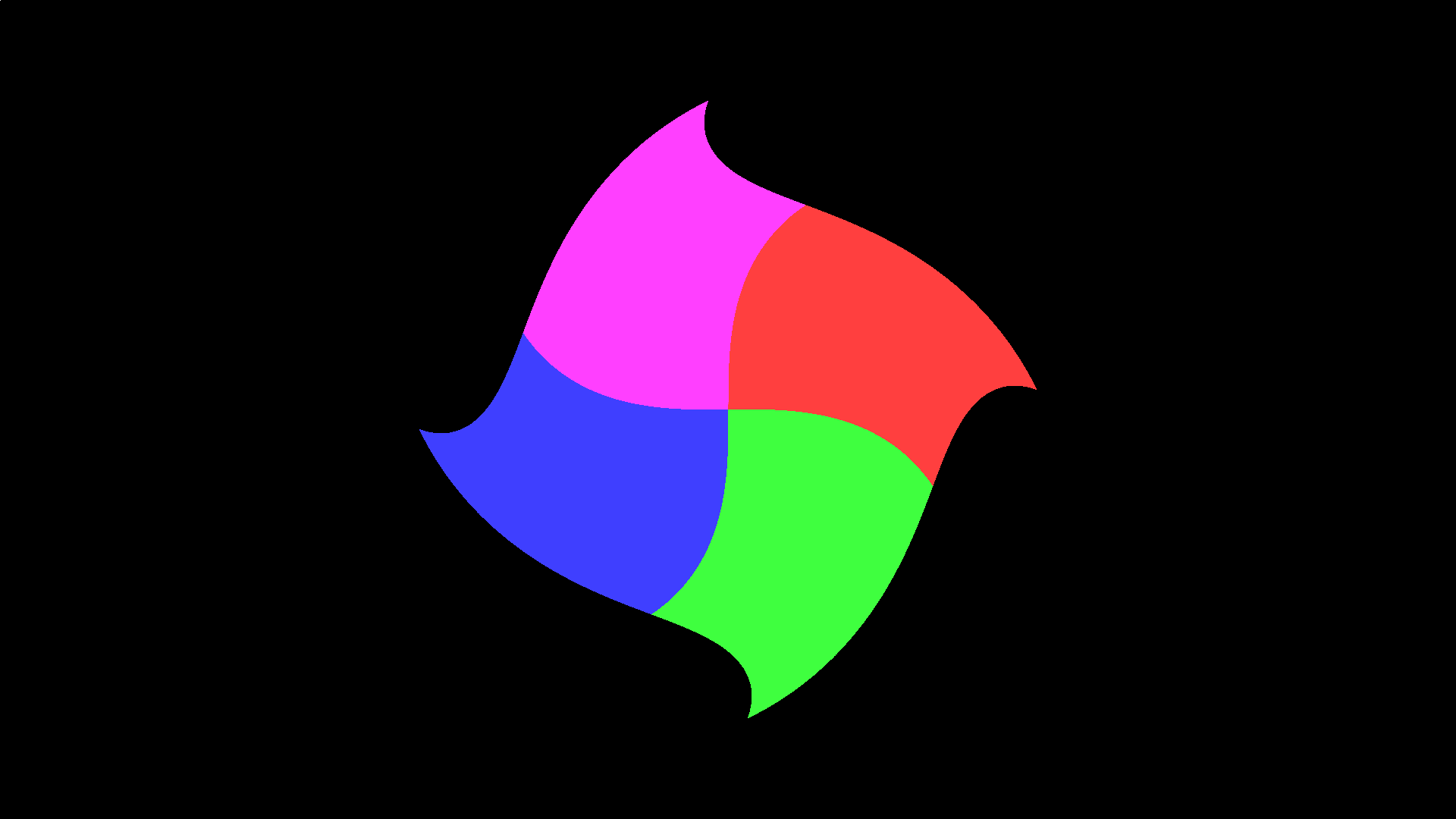 A swirled square
